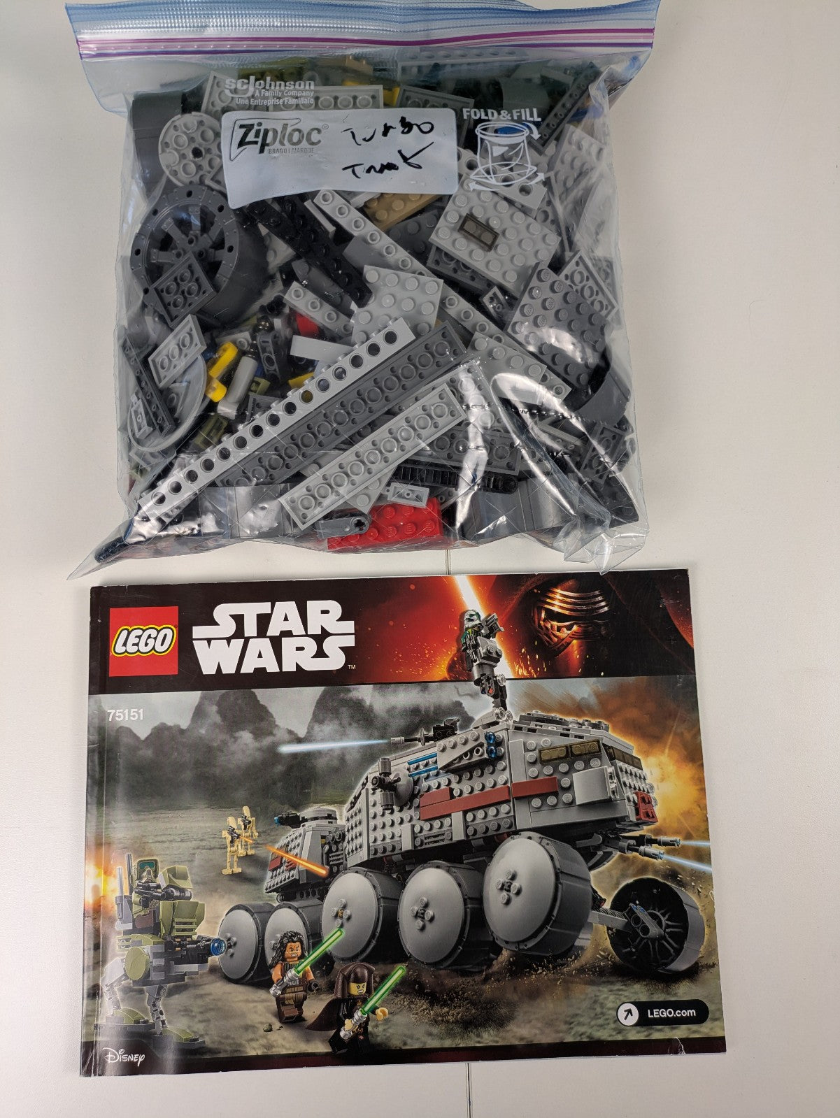 Lego Star Wars: Episode 3: Clone Turbo Tank Set 75151 - w/ Instructions