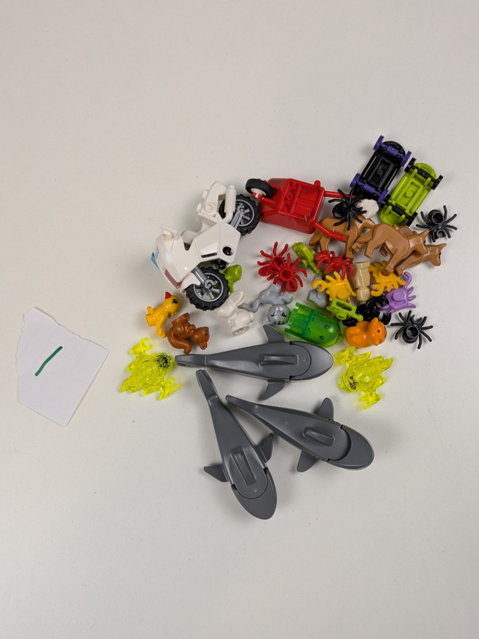 Lego Minifigures Bundle: Random Assorted LEGO Animals/Parts 30+ Parts/Pieces