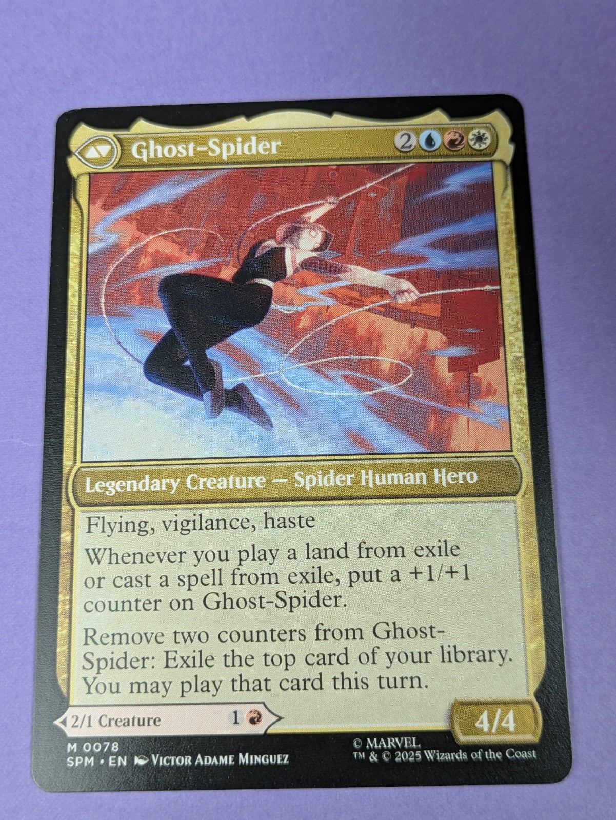 MTG Magic: Marvel's Spider-Man: Gwen Stacy / Ghost-Spider #0078 Mythic - NM