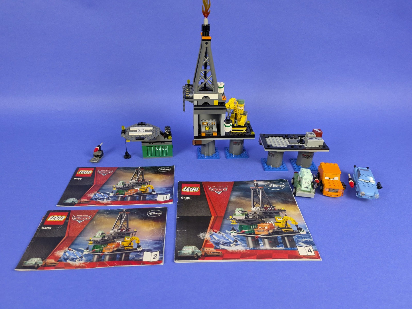 Lego Cars: Cars 2: Oil Rig Escape 9486 w/ Instructions