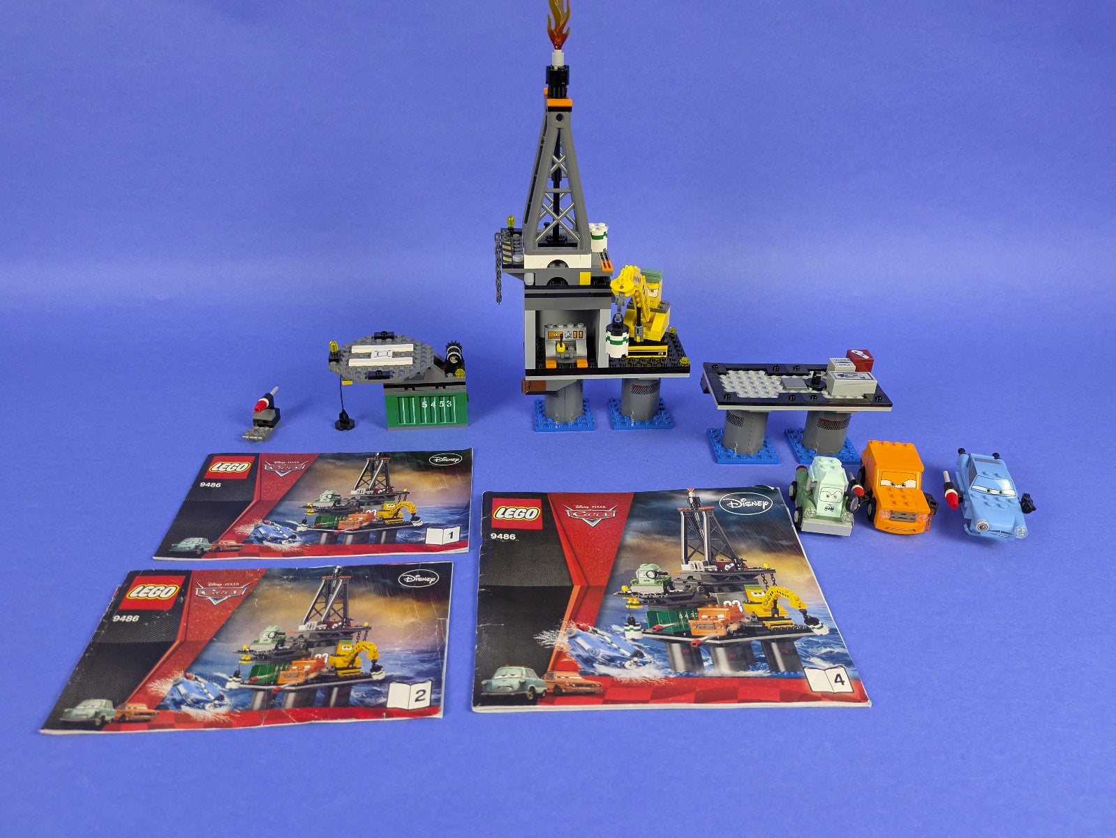 Lego Cars: Cars 2: Oil Rig Escape 9486 w/ Instructions