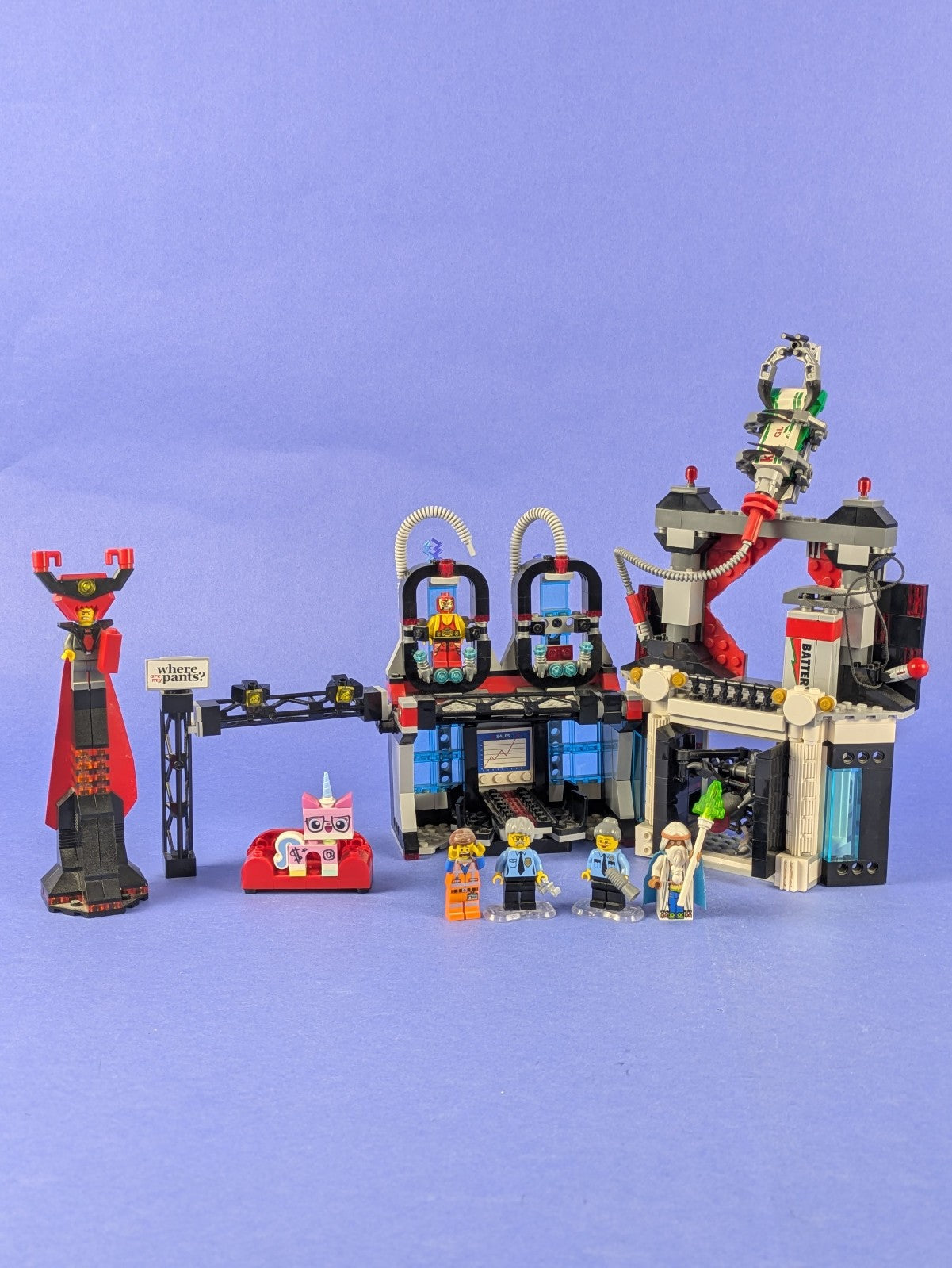 LEGO The LEGO Movie Lord Business' Evil Lair 70809 Incomplete Set Pre-Owned
