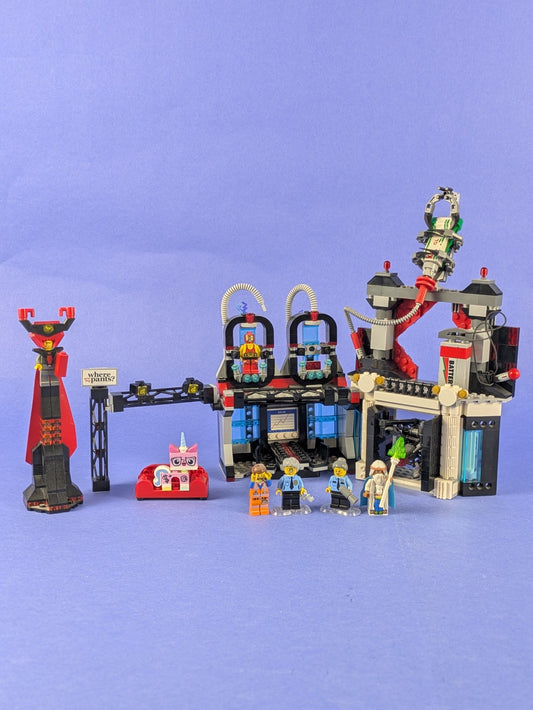 LEGO The LEGO Movie Lord Business' Evil Lair 70809 Incomplete Set Pre-Owned