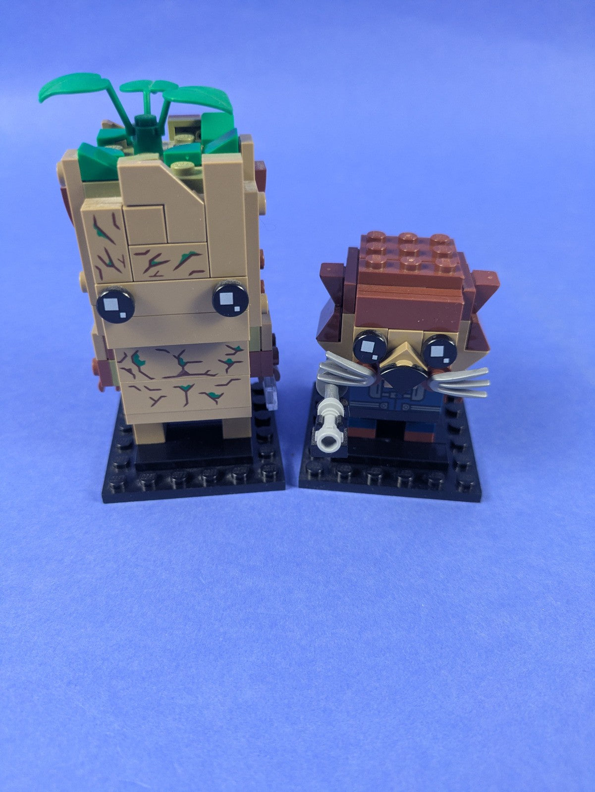 LEGO BrickHeadz Groot & Rocket 41626 Complete Set Pre-Owned