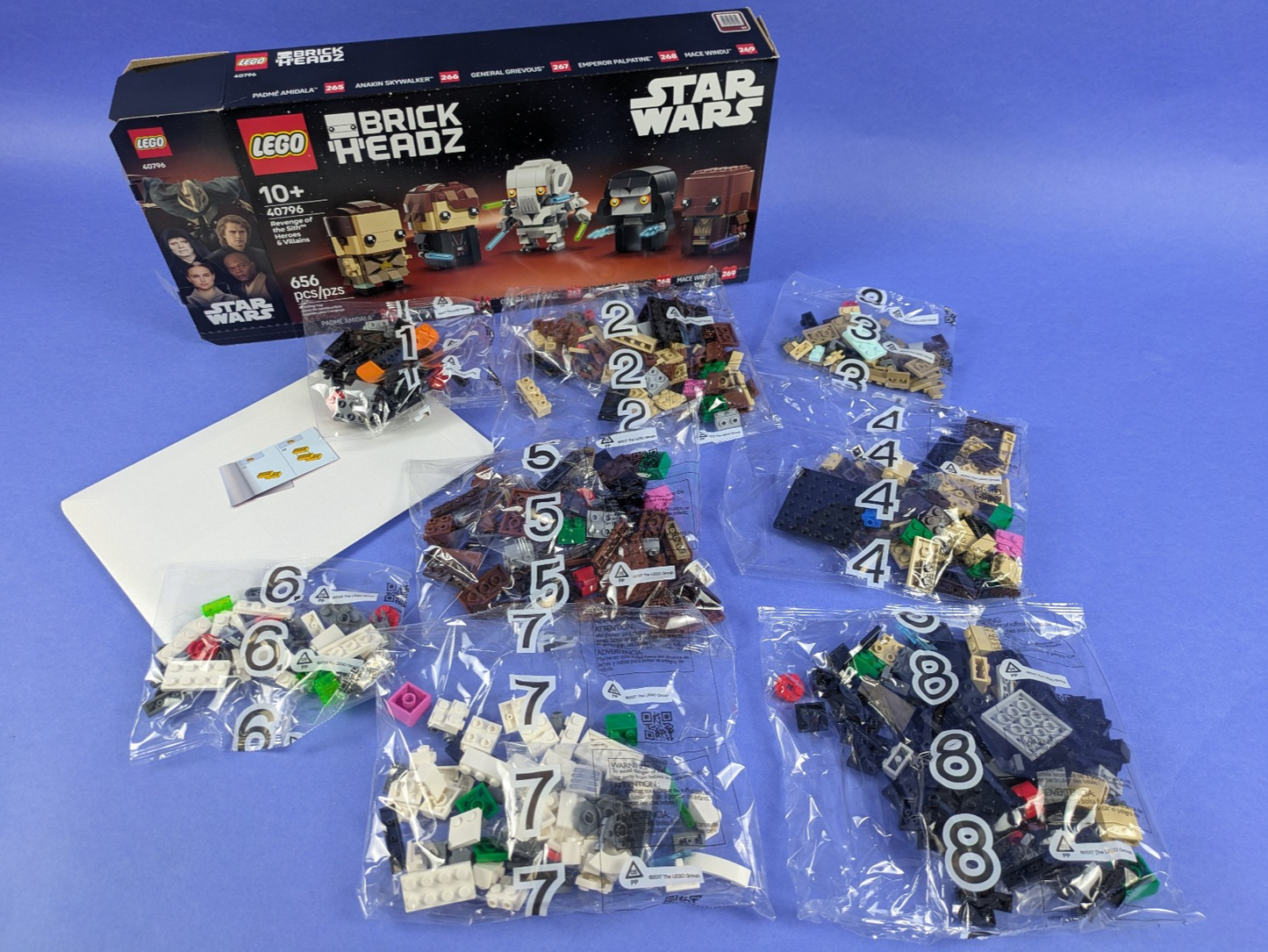 LEGO BrickHeadz Star Wars Revenge of the Sith Heroes & Villains 40796