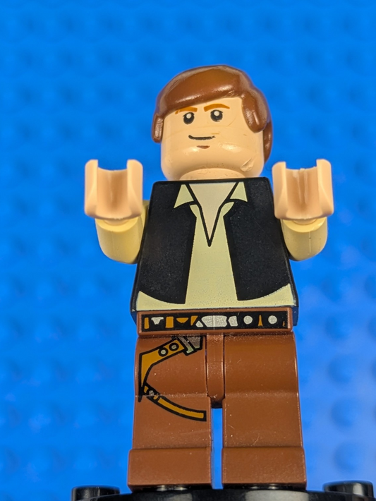 Lego Star Wars: Han Solo - Black Vest over Tan Shirt sw0179 Set 10179