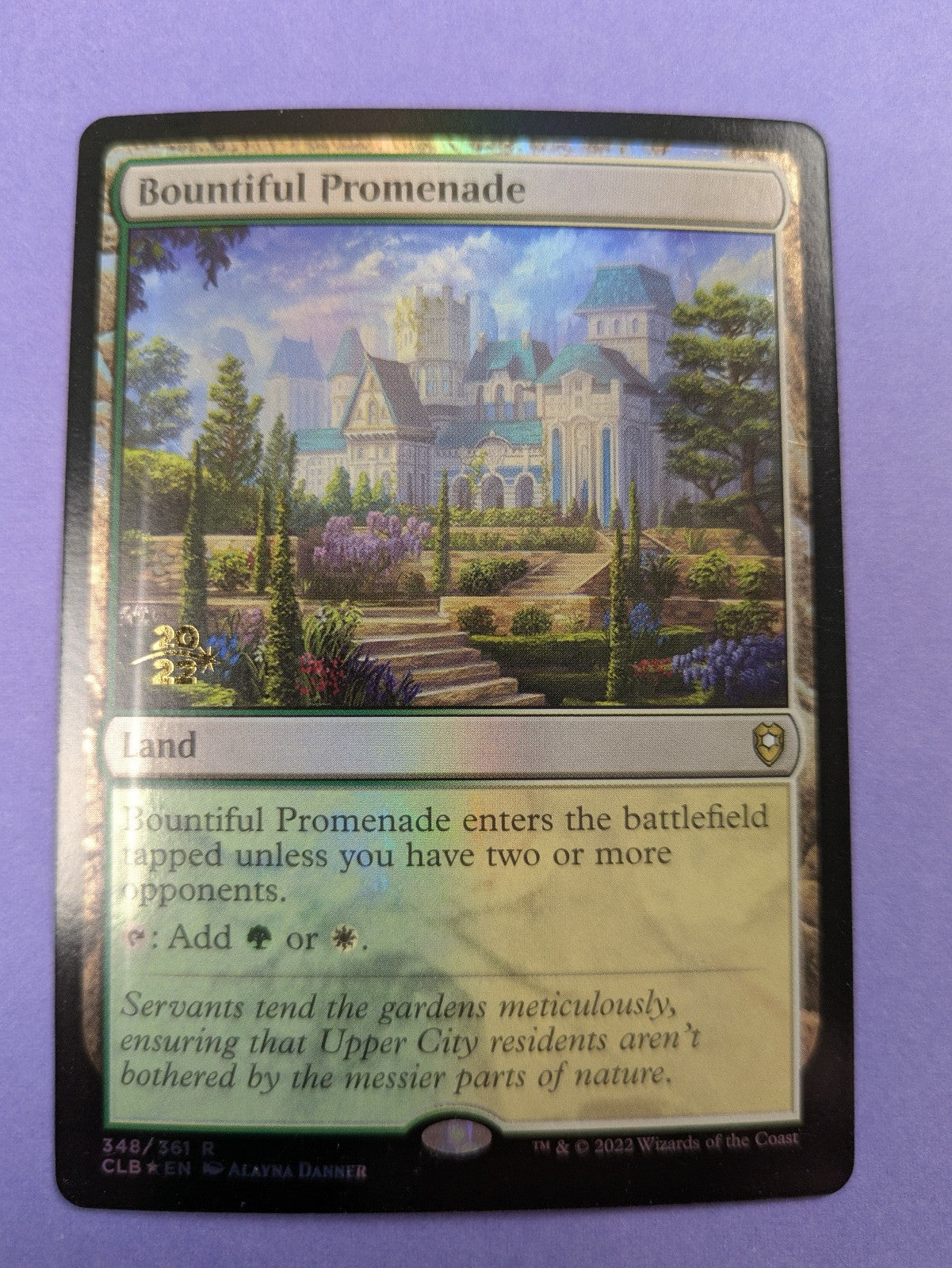 MTG Magic: Commander Legends: Bountiful Promenade Foil #348/361 Rare - NM
