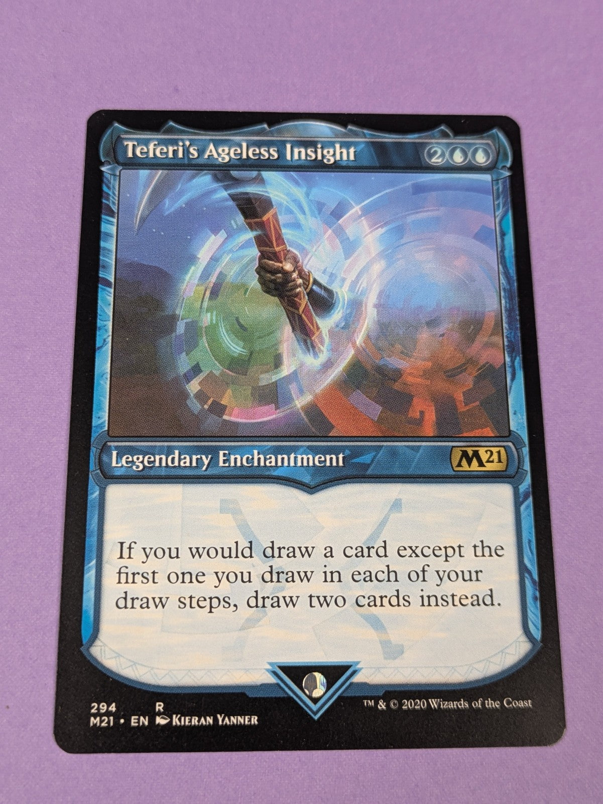 MTG Magic: Core Set 2021: Teferi's Ageless Insight Showcase #294 Rare - NM