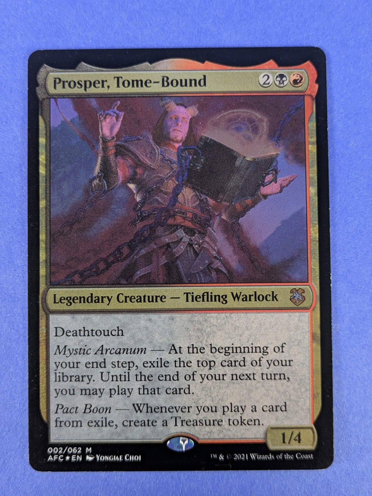 MTG: Adventures In The Forgotten Realms: Prosper, Tome-Bound Foil #002/062 - NM