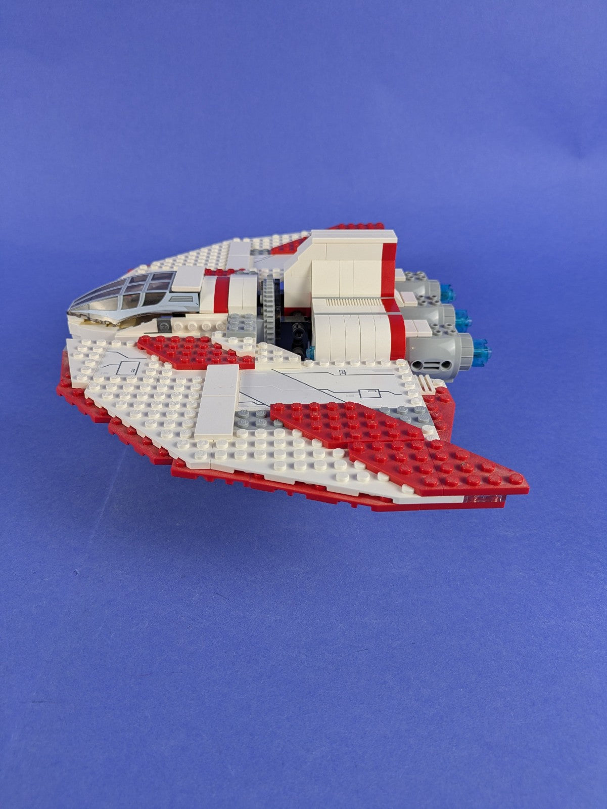 LEGO Star Wars T-6 Jedi Shuttle 7931 Incomplete Set Pre-Owned