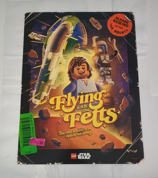 LEGO Star Wars "Flying with the Fetts" Joe Hogan Poster
