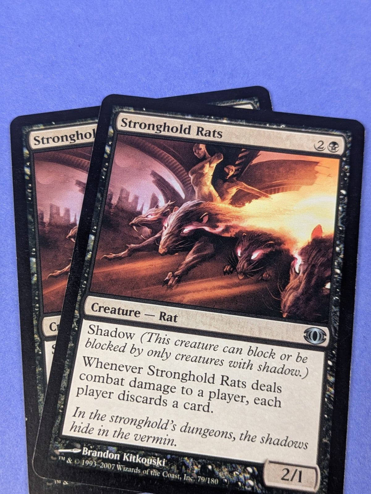 MTG Magic: Future Sight: Stronghold Rats #79/180 Uncommon - NM