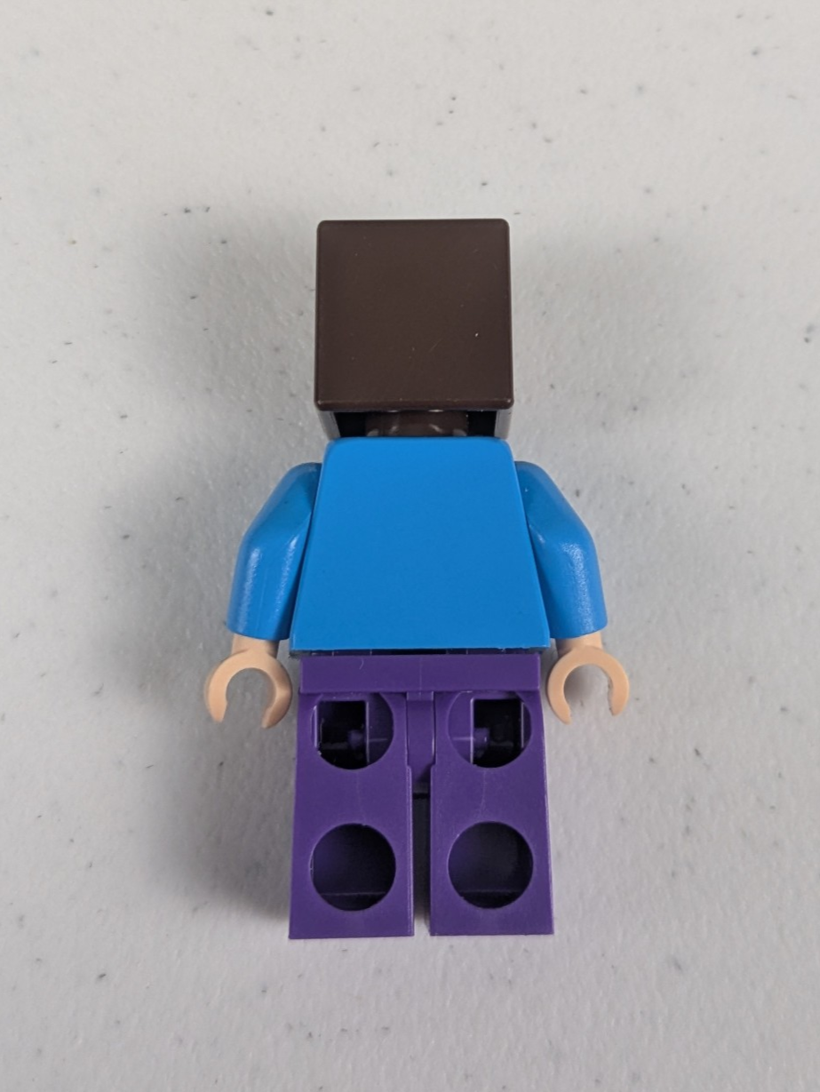 Lego Minecraft: Steve (Light Nougat) - Dark Purple Legs (10X) min009 Set 21116