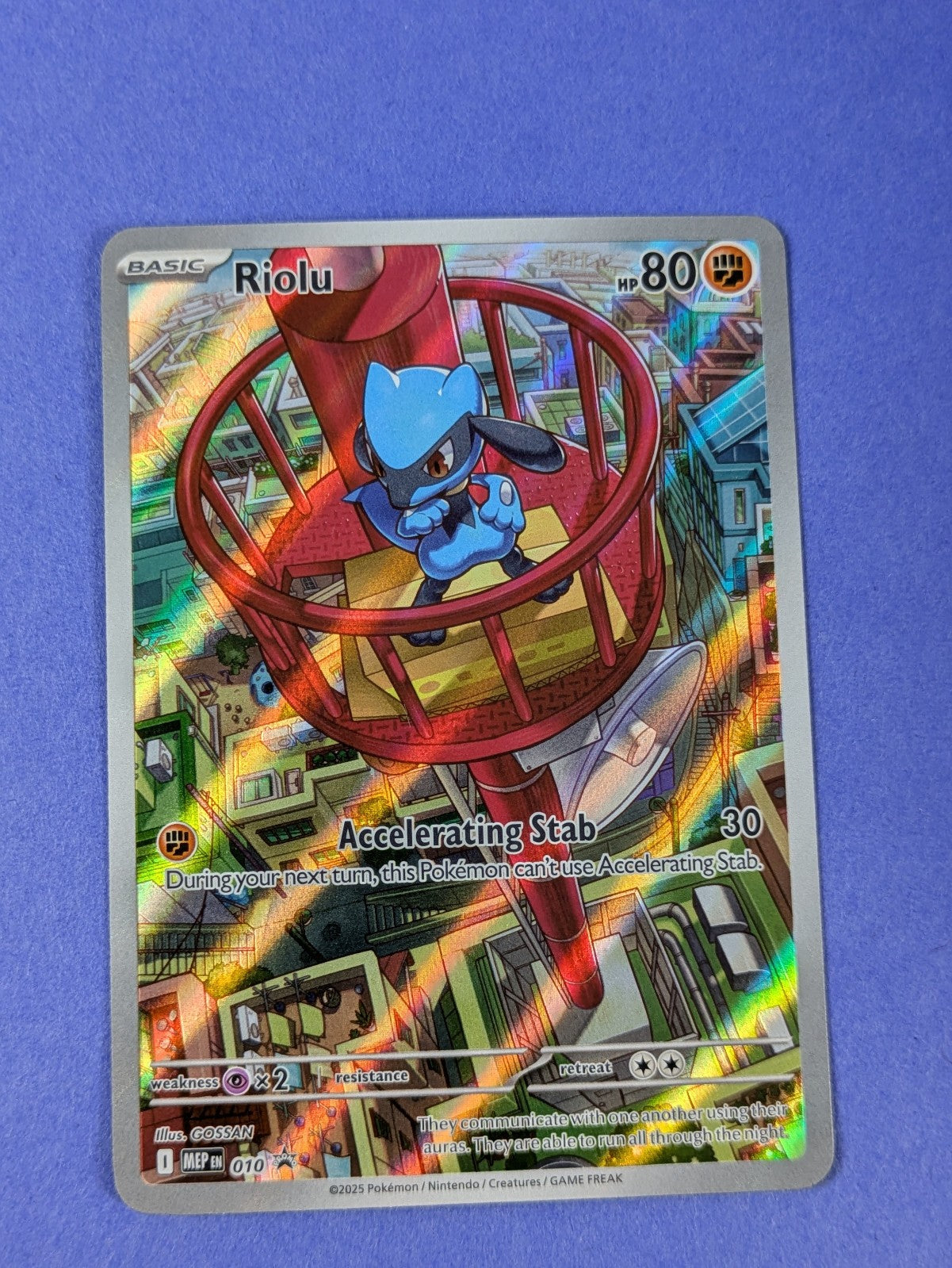 Riolu - MEP010 - Holo Promo Mega Evolution Promos - Pokemon Card - NM