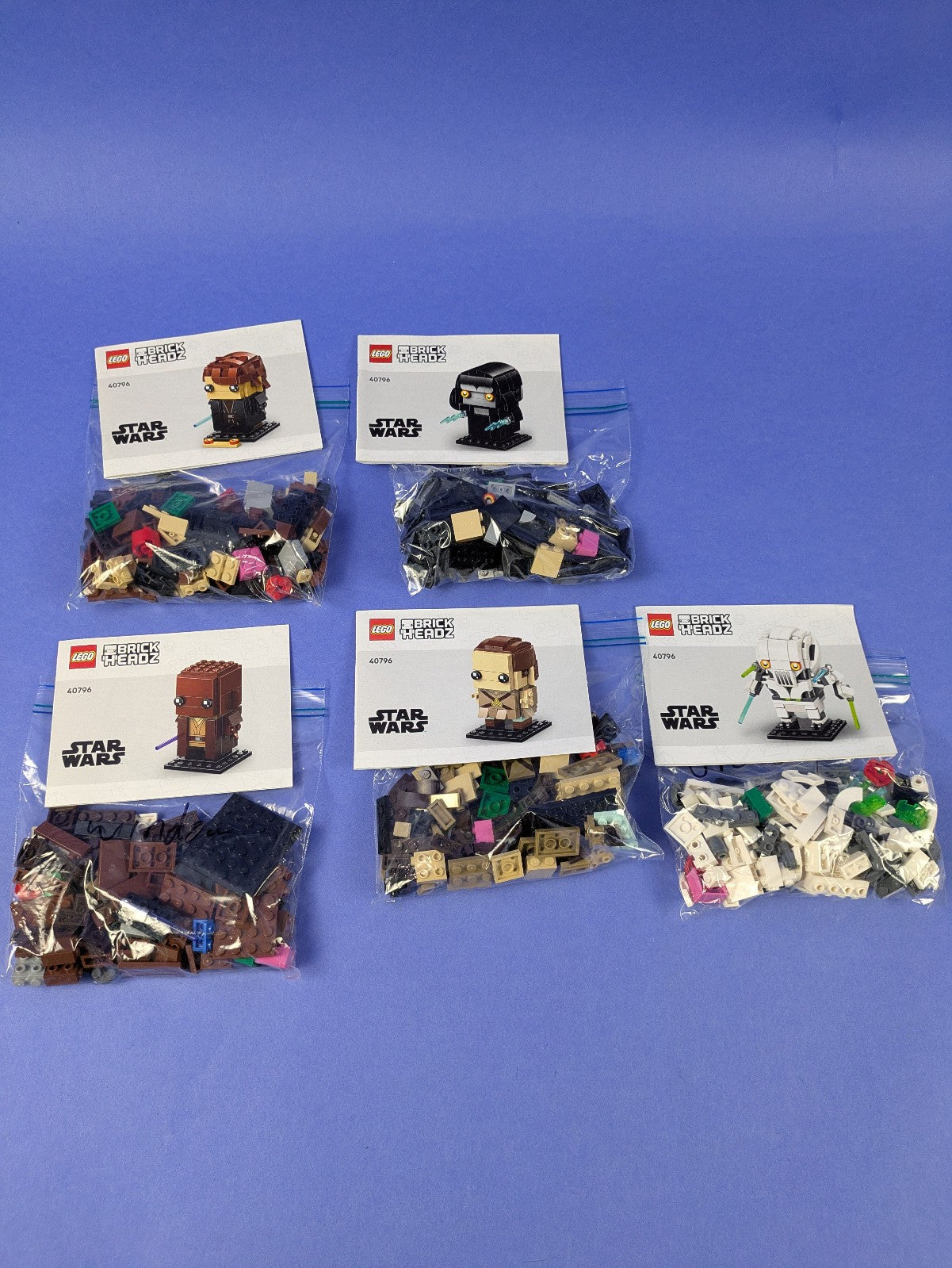 LEGO BrickHeadz Star Wars Revenge of the Sith Heroes & Villains 40796 Pre-Owned