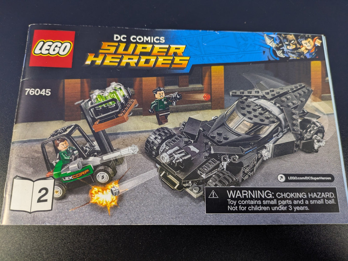 LEGO Super Heroes Kryptonite Interception 76045 Incomplete Set Pre-Owned