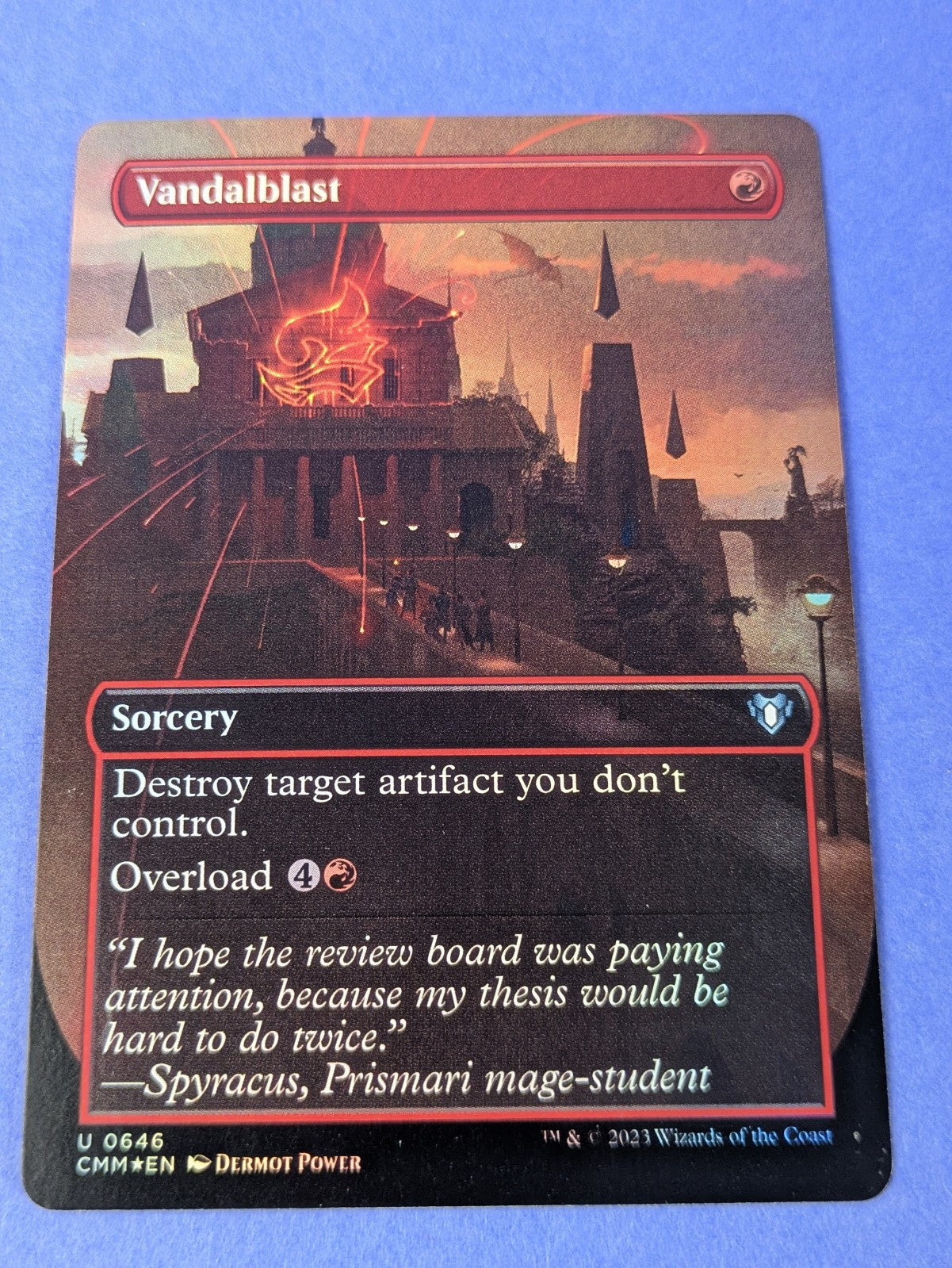 MTG Magic: Commander Masters: Vandalblast Foil #0646 Uncommon - NM
