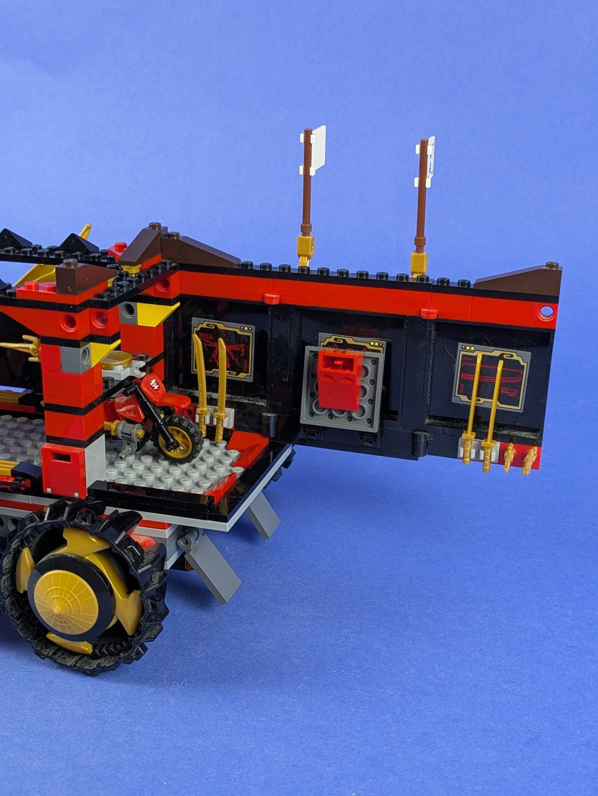 LEGO NINJAGO Ninja DB X 70750 Incomplete Set Pre-Owned