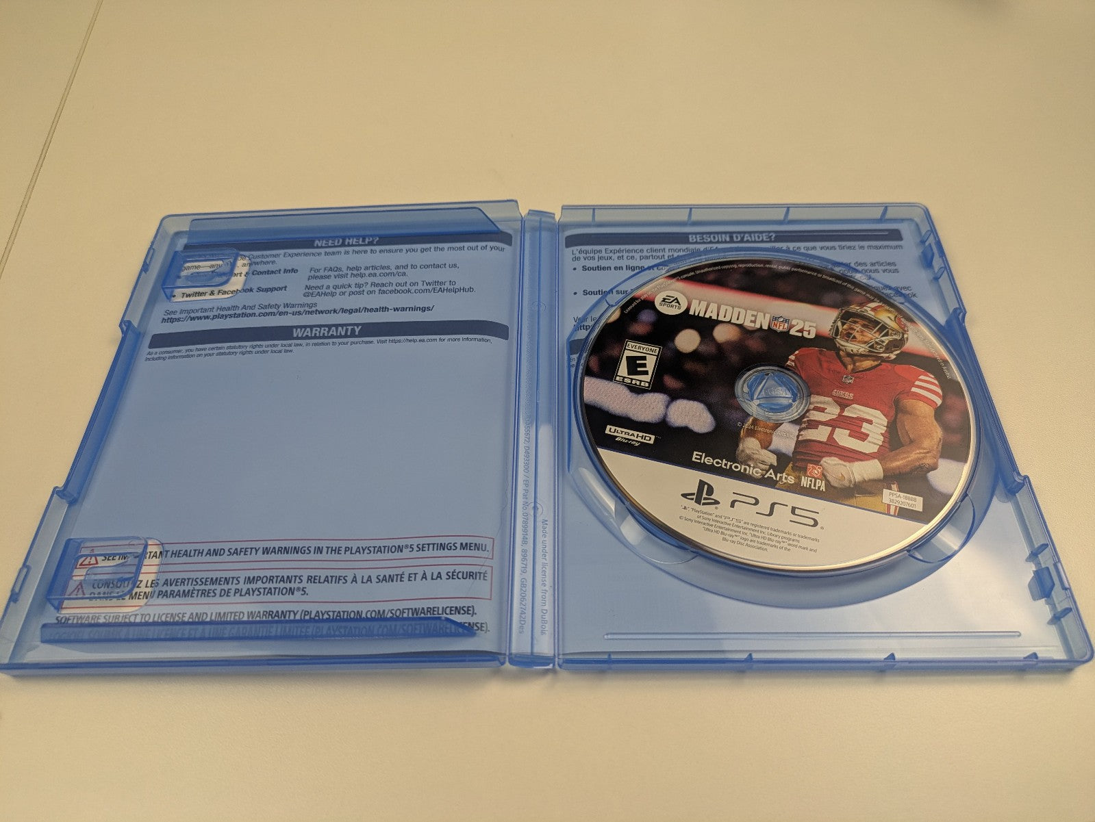 EA Sports Madden NFL 2025 (PS5, 2025) No Manual