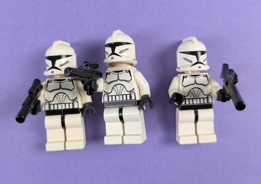 Lego Star Wars: Clone Trooper and Clone Jet Trooper (3X) sw0201 sw0233 Set 7748