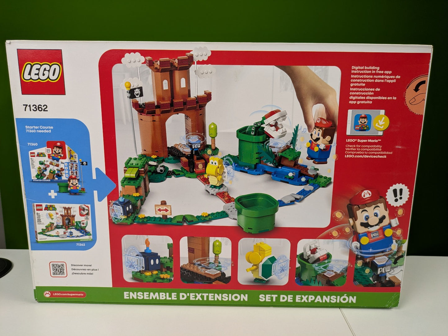 Lego Super Mario: Guarded Fortress - Expansion Set Set 71362 BRAND NEW