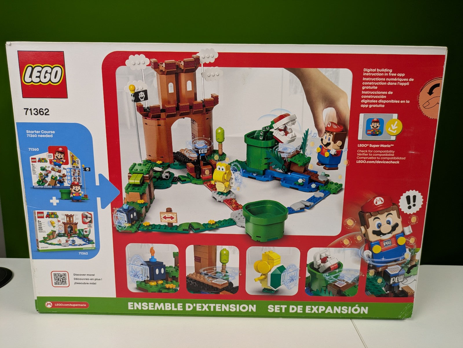Lego Super Mario: Guarded Fortress - Expansion Set Set 71362 BRAND NEW