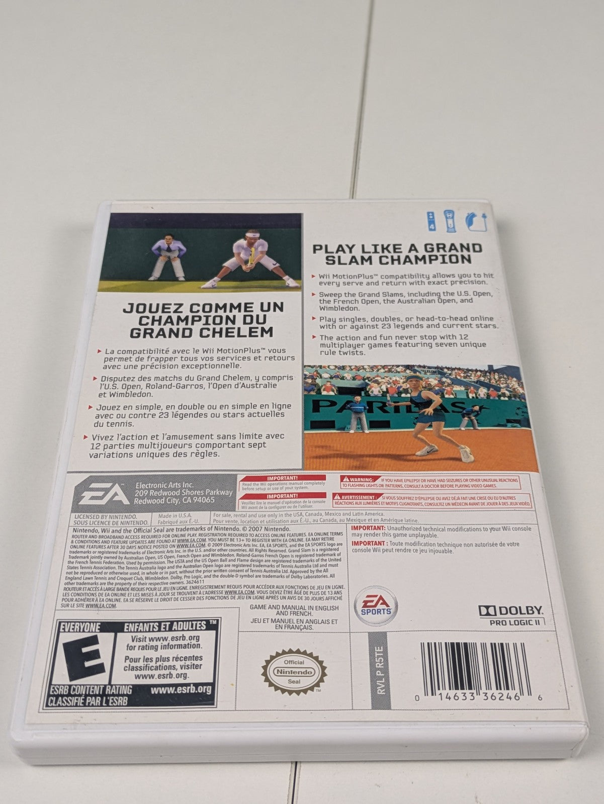Grand Slam Tennis (Nintendo Wii, 2009)
