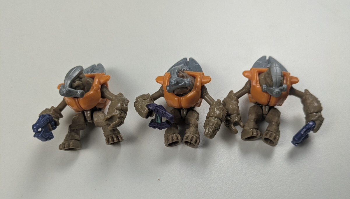HALO Mega Bloks Construx Grunt Minor Orange (3X) - Universe Series 3