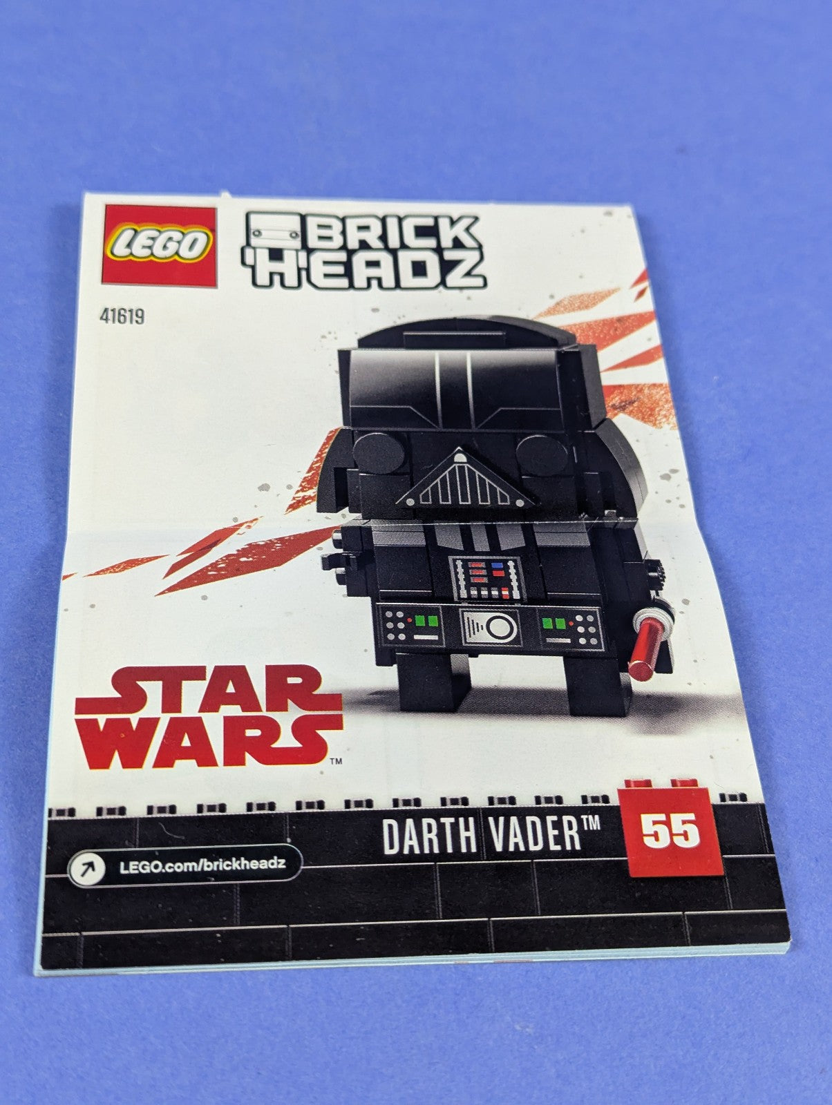 LEGO BrickHeadz Star Wars Darth Vader 41619 Complete Set Pre-Owned