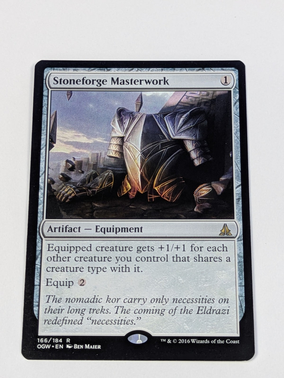 MTG Magic: Oath of the Gatewatch: Stoneforge Masterwork #166/184 Rare - LP