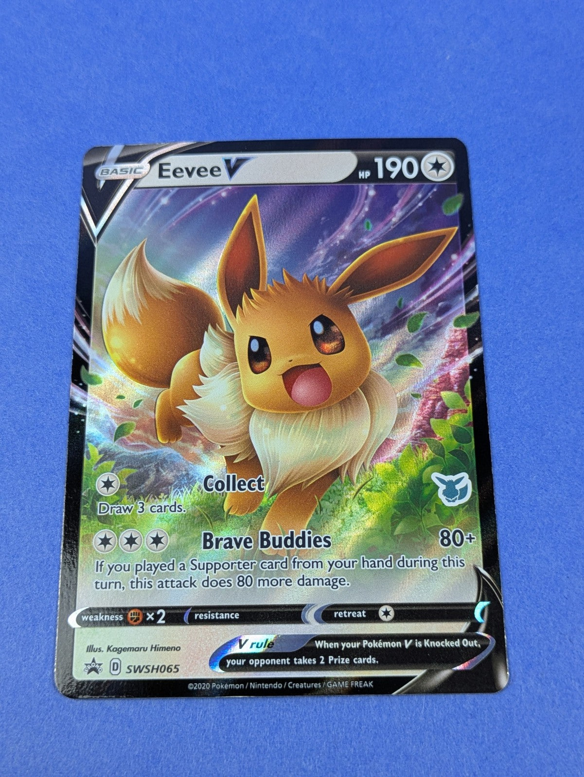 Eevee V - SWSH065 - Holo Promo Eevee Stamp Battle Academy: 2022 - Pokemon - LP