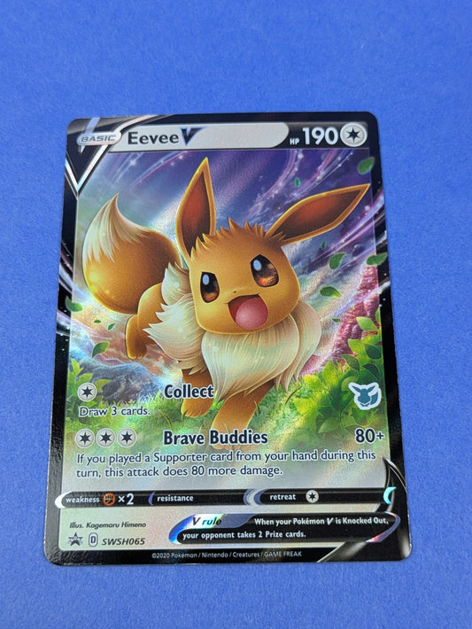 Eevee V - SWSH065 - Holo Promo Eevee Stamp Battle Academy: 2022 - Pokemon - LP
