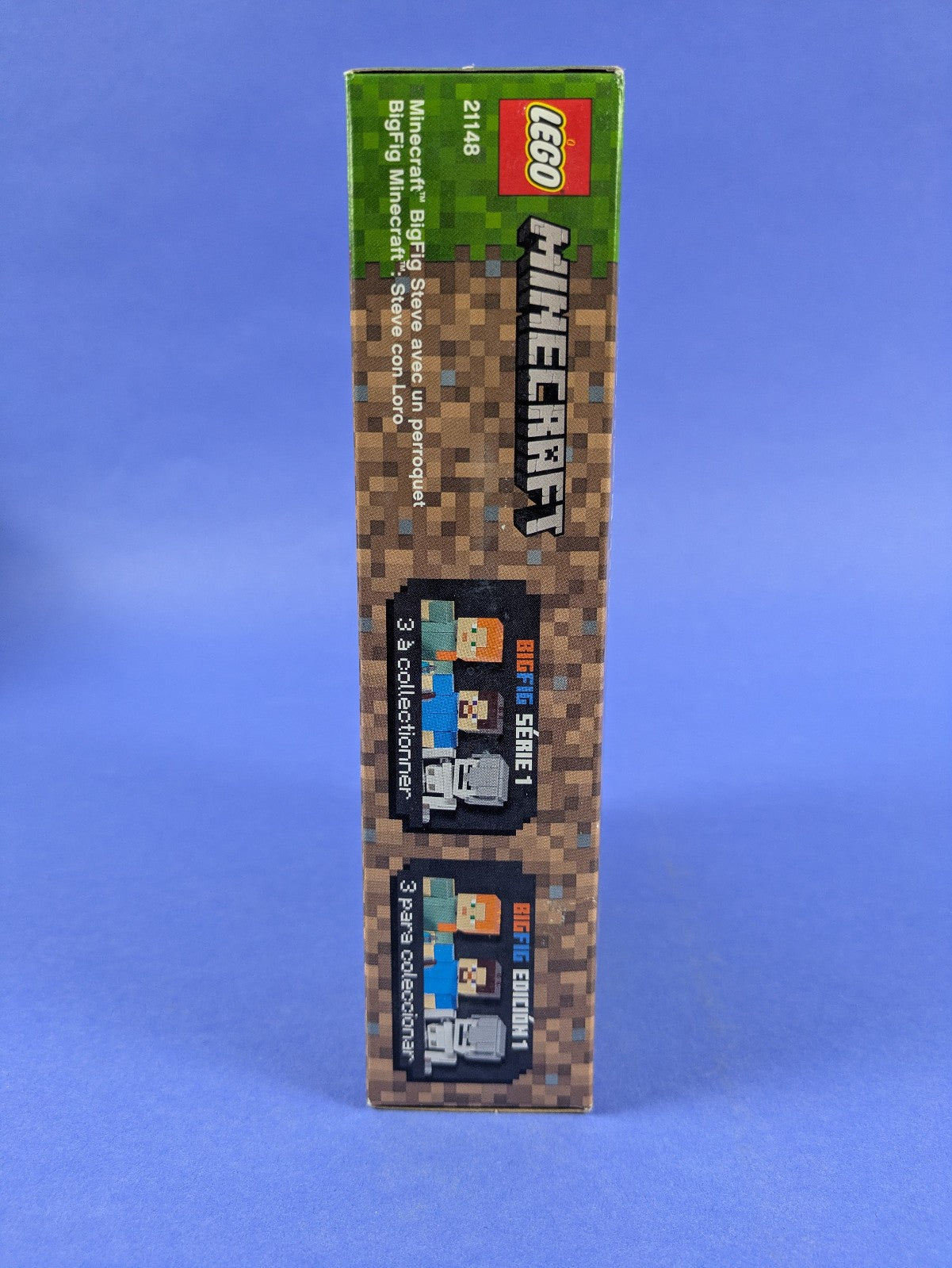 Lego Minecraft: BigFig: Minecraft Steve BigFig with Parrot Set 21148 BRAND NEW