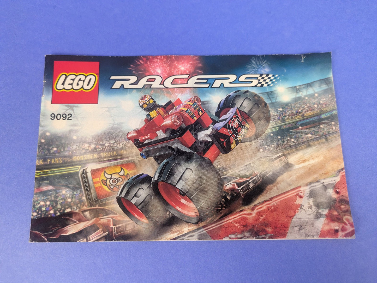 Lego Racers: Crazy Demon Set 9092 - w/ Instructions