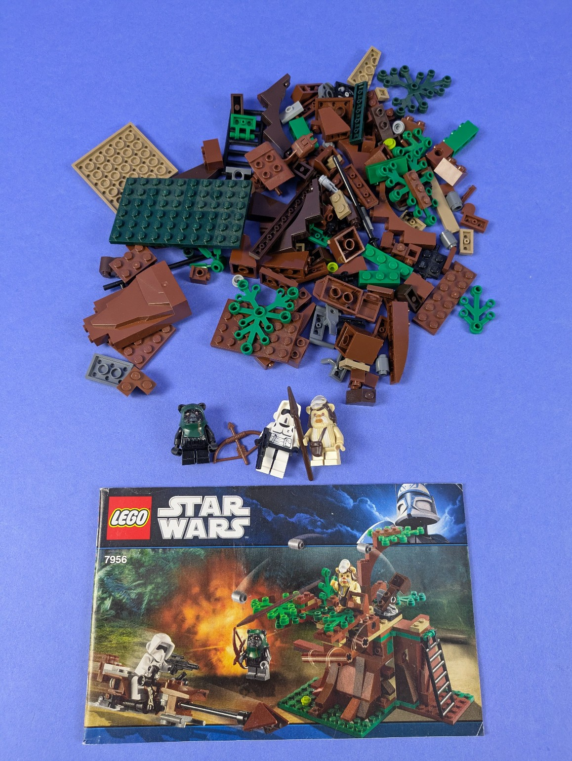 LEGO Star Wars Ewok Attack 7956 Complete Set Pre-Owned