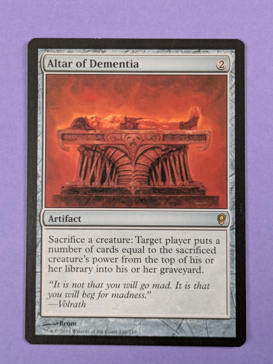 MTG Magic The Gathering: Conspiracy: Altar of Dementia Rare #196/210 - NM