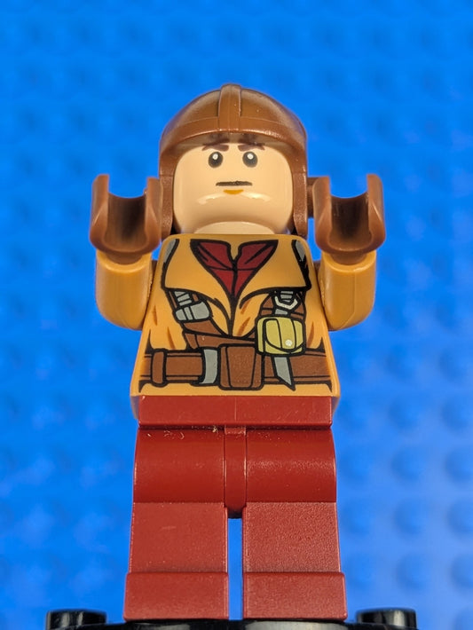Lego Star Wars: Naboo Fighter Pilot - Medium Nougat Jacket sw0641 Set 75092