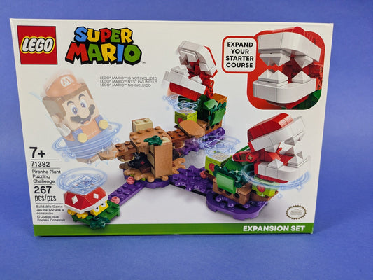Lego Super Mario: Piranha Plant Puzzling Challenge Expansion Set 71382 BRAND NEW