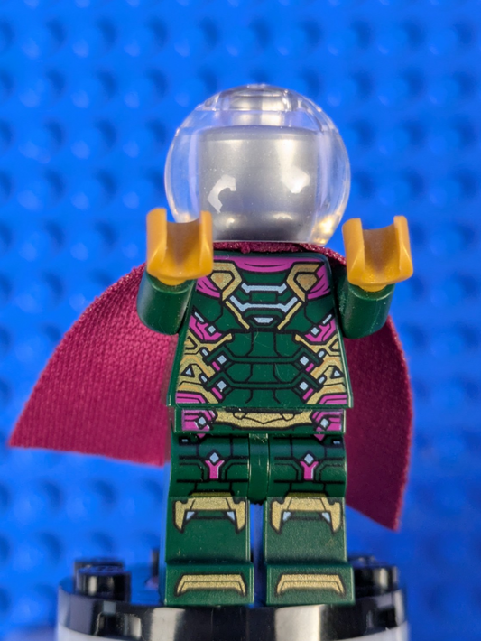 Lego Super Heroes: Mysterio - Magenta Trim sh0580 Sets 76129, 76128
