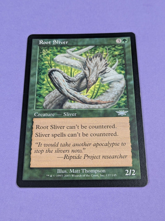 MTG Magic: Legions: Root Sliver #137/145 Uncommon - NM