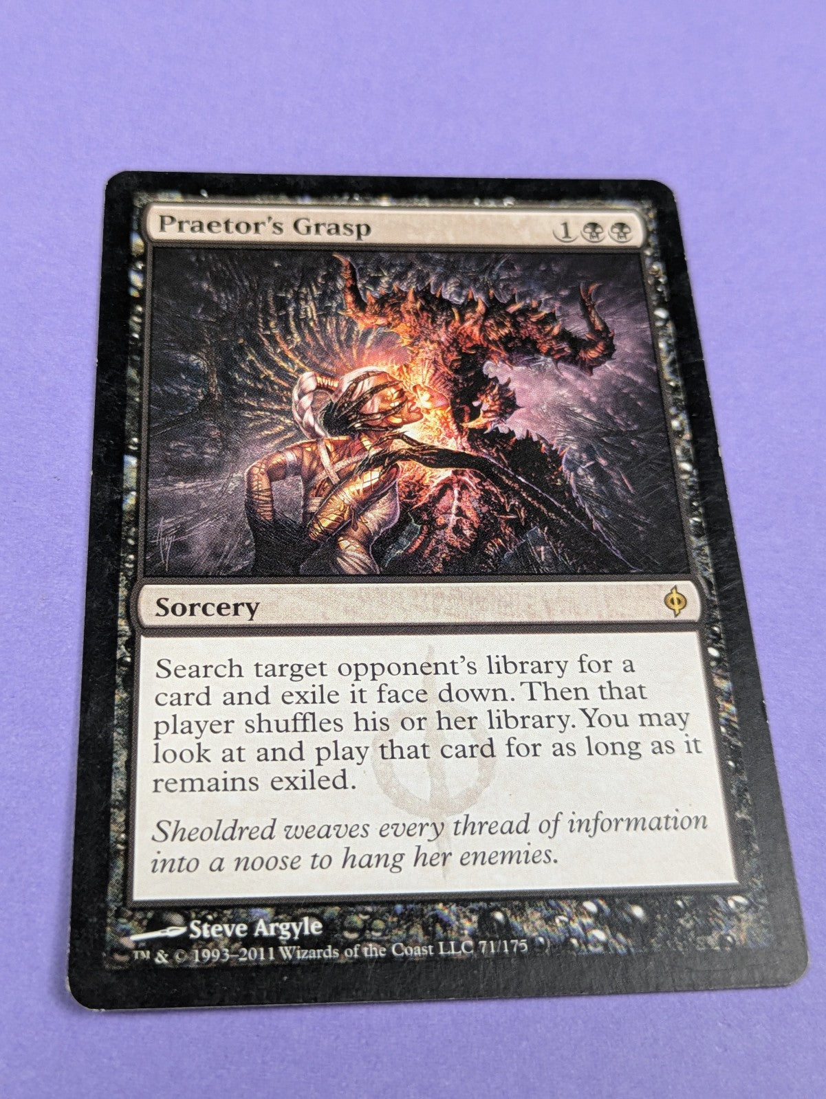 MTG Magic: New Phyrexia: Praetor's Grasp #71/175 Rare - LP