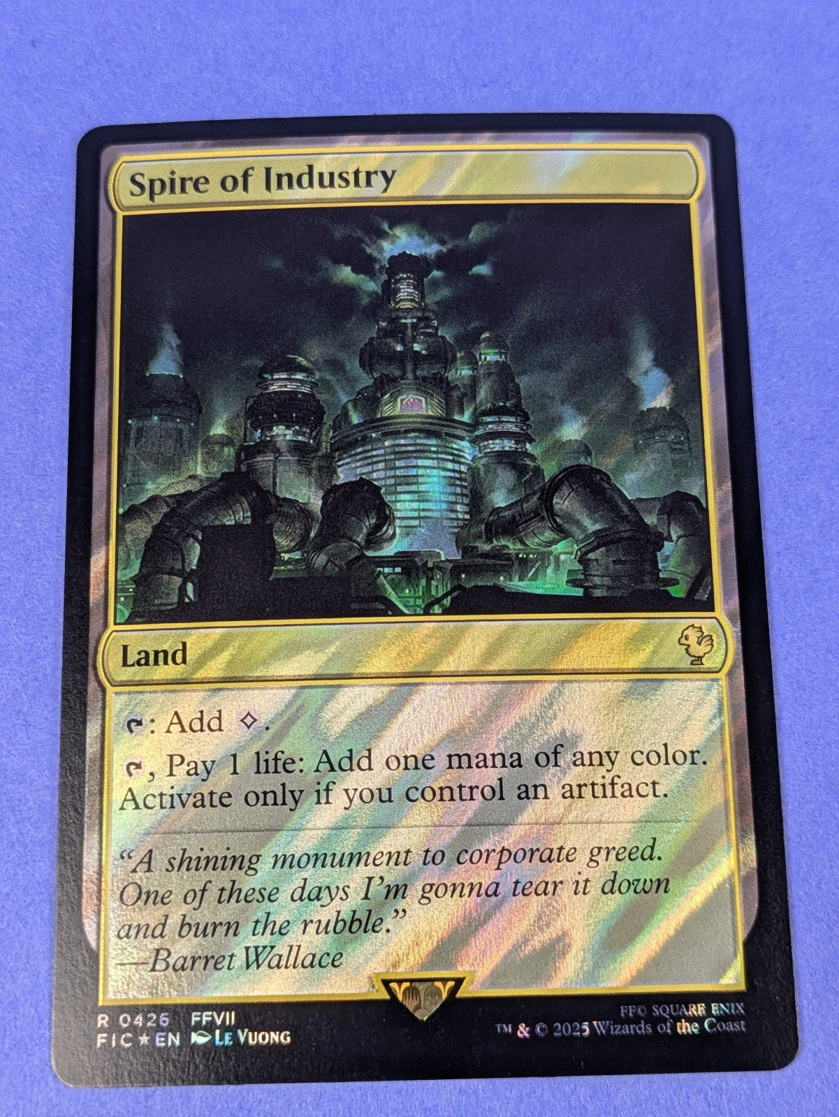 MTG: FINAL FANTASY: Commander: Spire of Industry Surge Foil #0426 Rare - NM