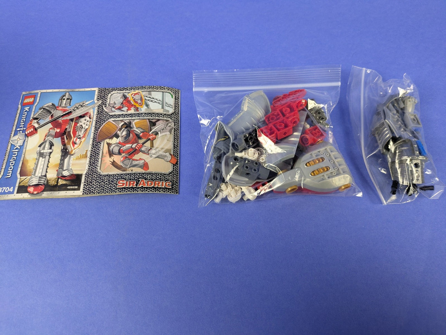 Lego Castle: Knights Kingdom II: Sir Adric 8704 Complete Set