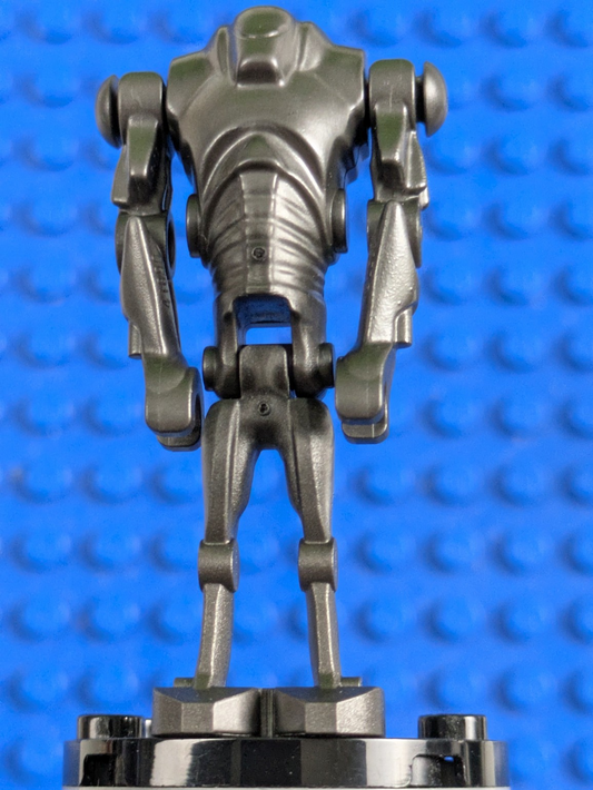 Lego Star Wars: Super Battle Droid - Pearl Dark Gray Wide Head sw0092 Set 7654