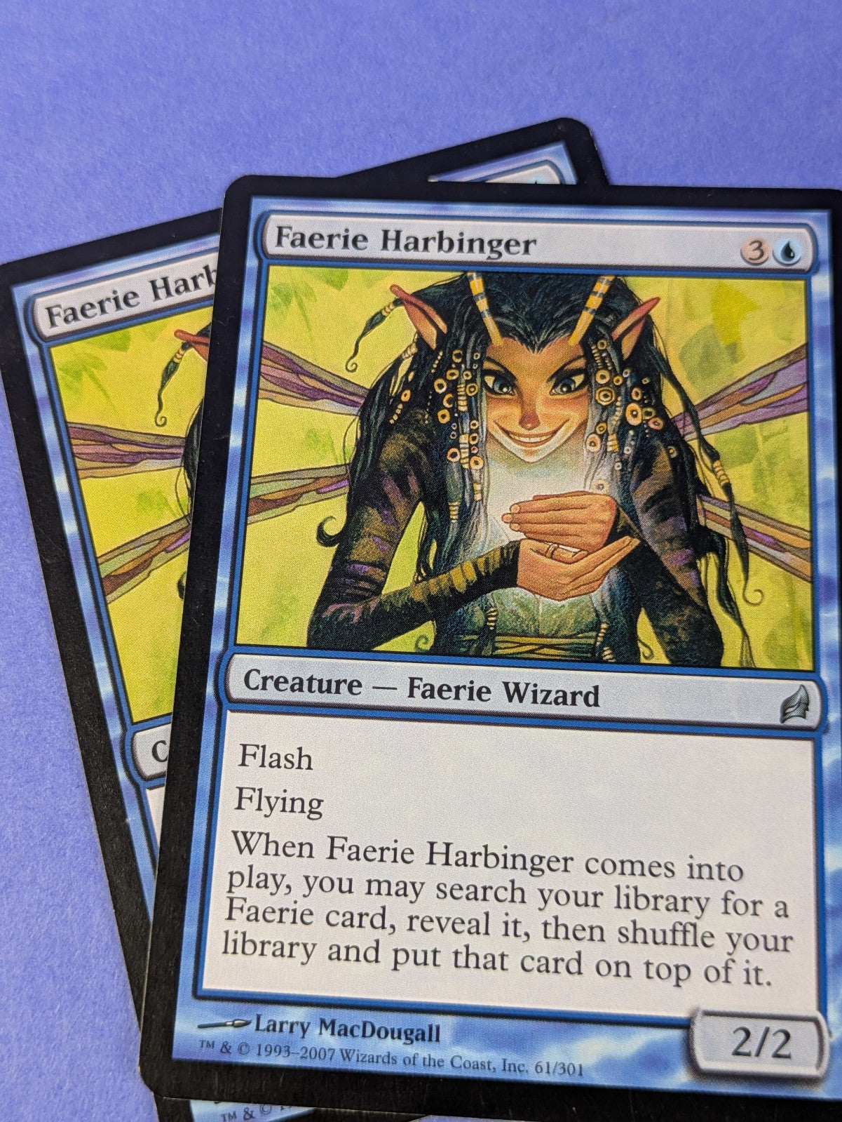 MTG Magic: Lorwyn: Faerie Harbinger #61/301 Uncommon - NM