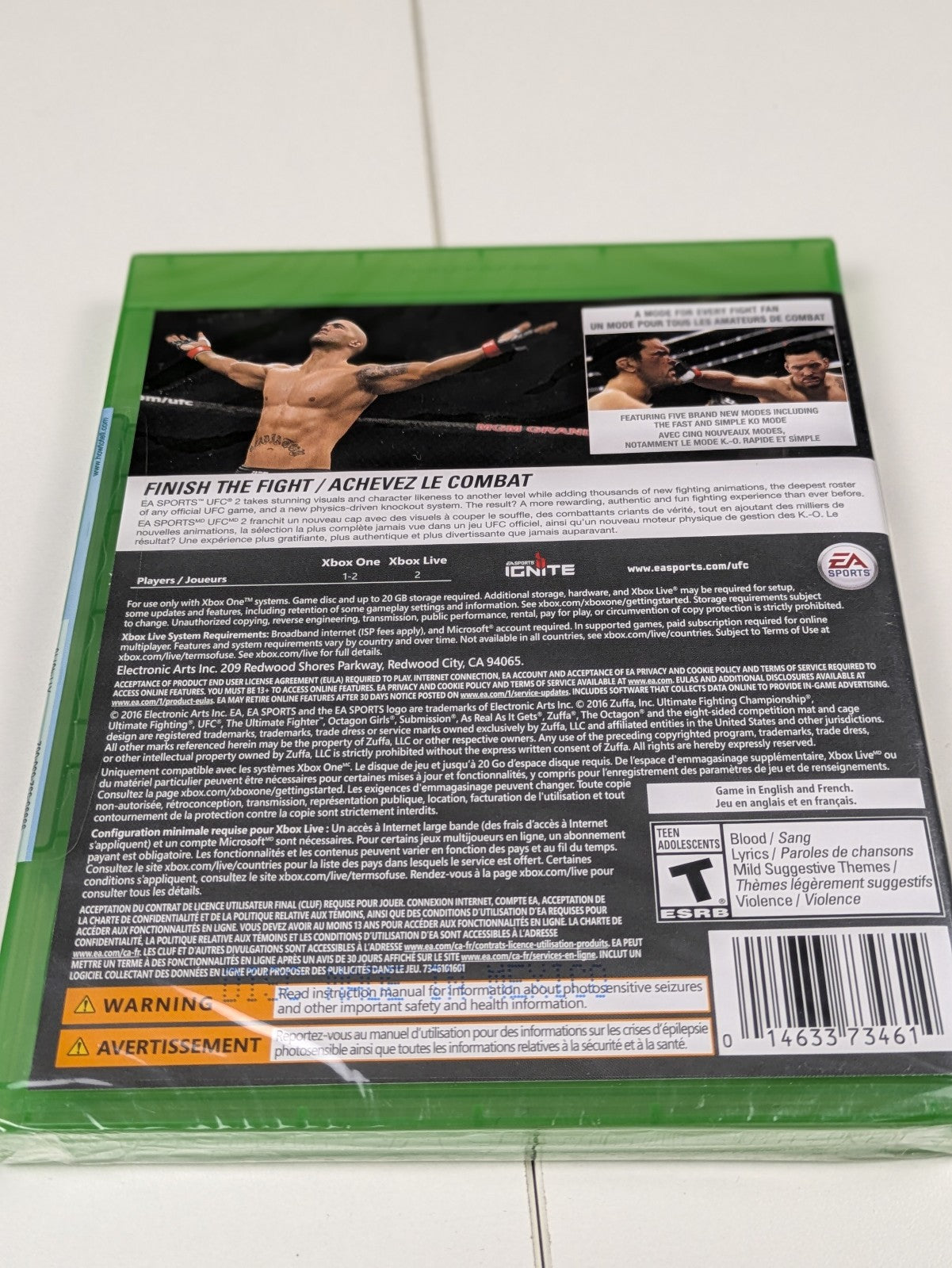 UFC 2 (Xbox One, 2016) Brand New Sealed