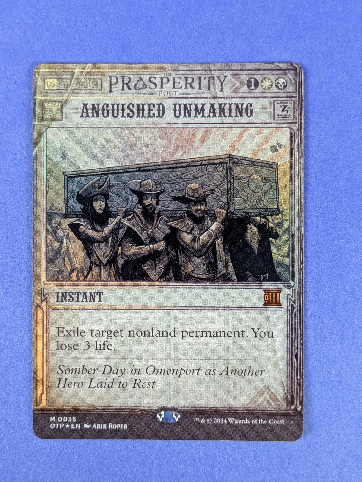 MTG Magic: Breaking News: Anguished Unmaking Foil #0035 Mythic - NM