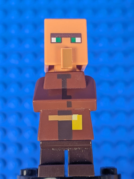 Lego Minecraft: Villager - Dark Tan Pouch min092 Set 21165