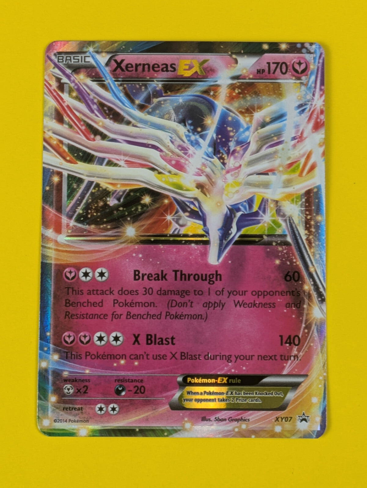 Xerneas EX - XY07 - Ultra Rare XY Promos - Pokemon Card - NM