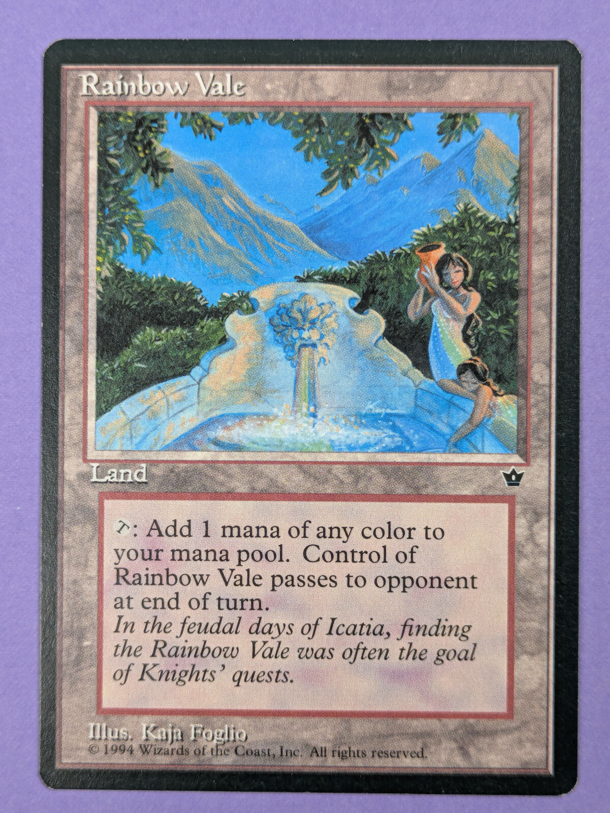 MTG Magic The Gathering: Fallen Empires: Rainbow Vale Rare - NM